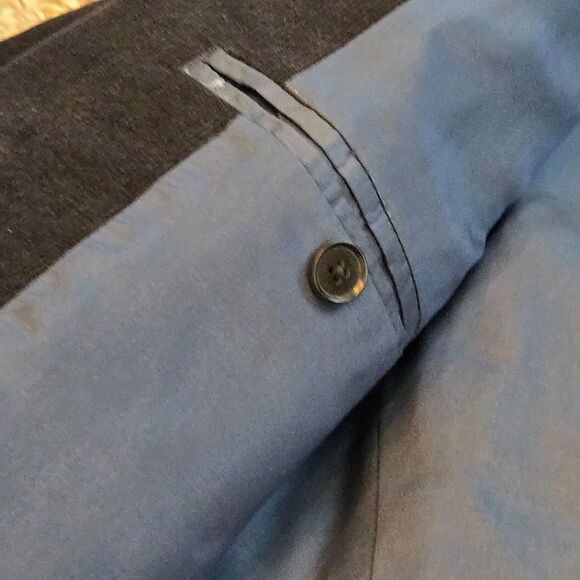 Banana Republic Blazer Jacket Mens 40R Corduroy Tailored Fit Stretch Dark Navy - Picture 10 of 10